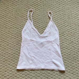 BRANDY MELVILLE TANK TOP V NECK TOP
